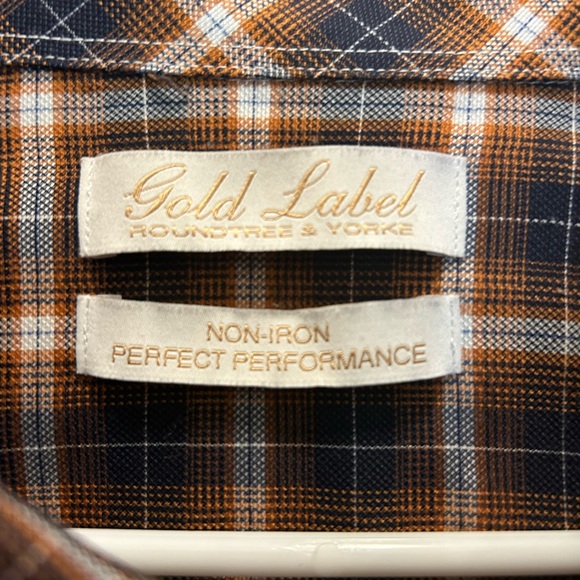 Round Tree and York - Gold Label Button Down Size 2XT - Picture 2 of 6
